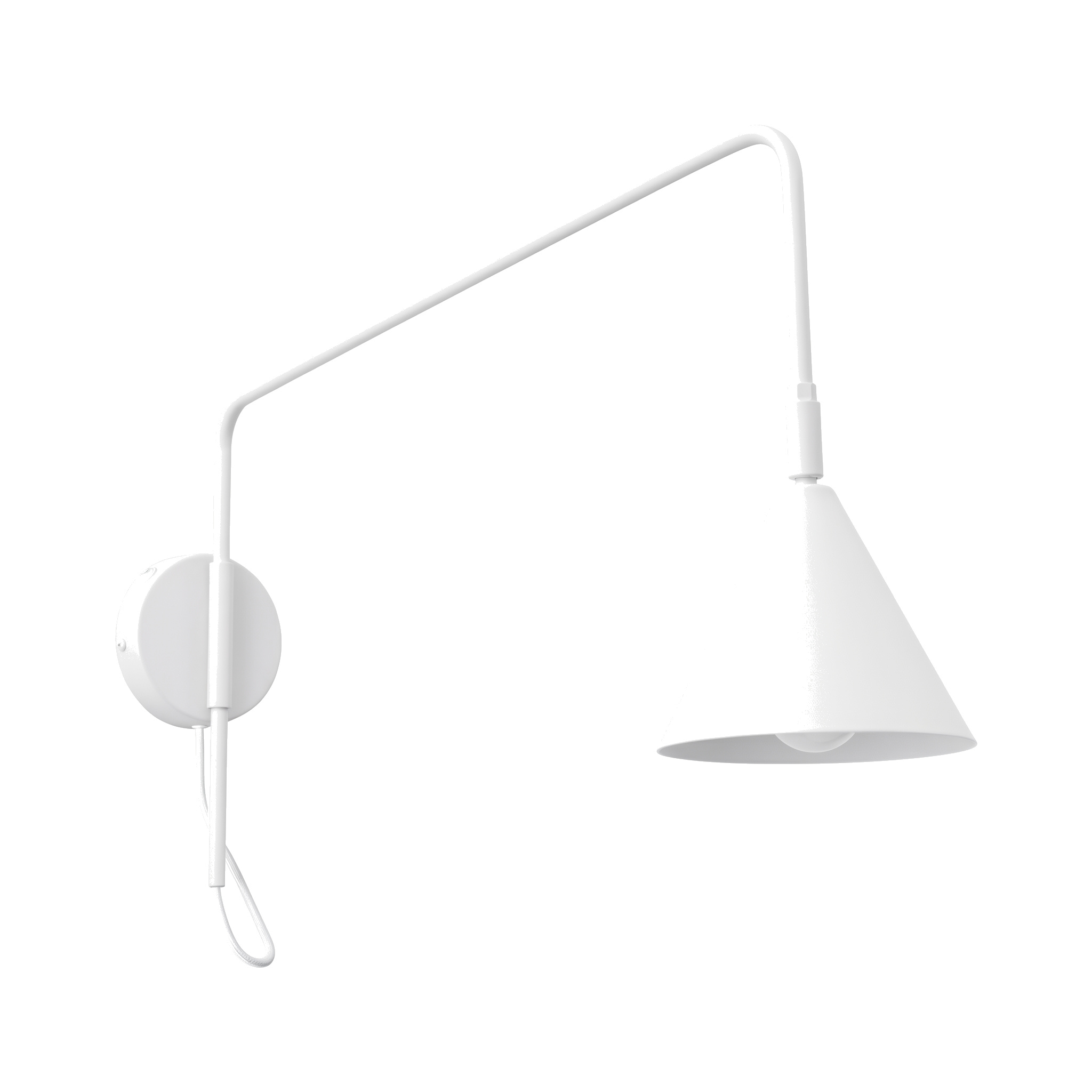 Apliques nox 1 blanco acero 14x30x61cm