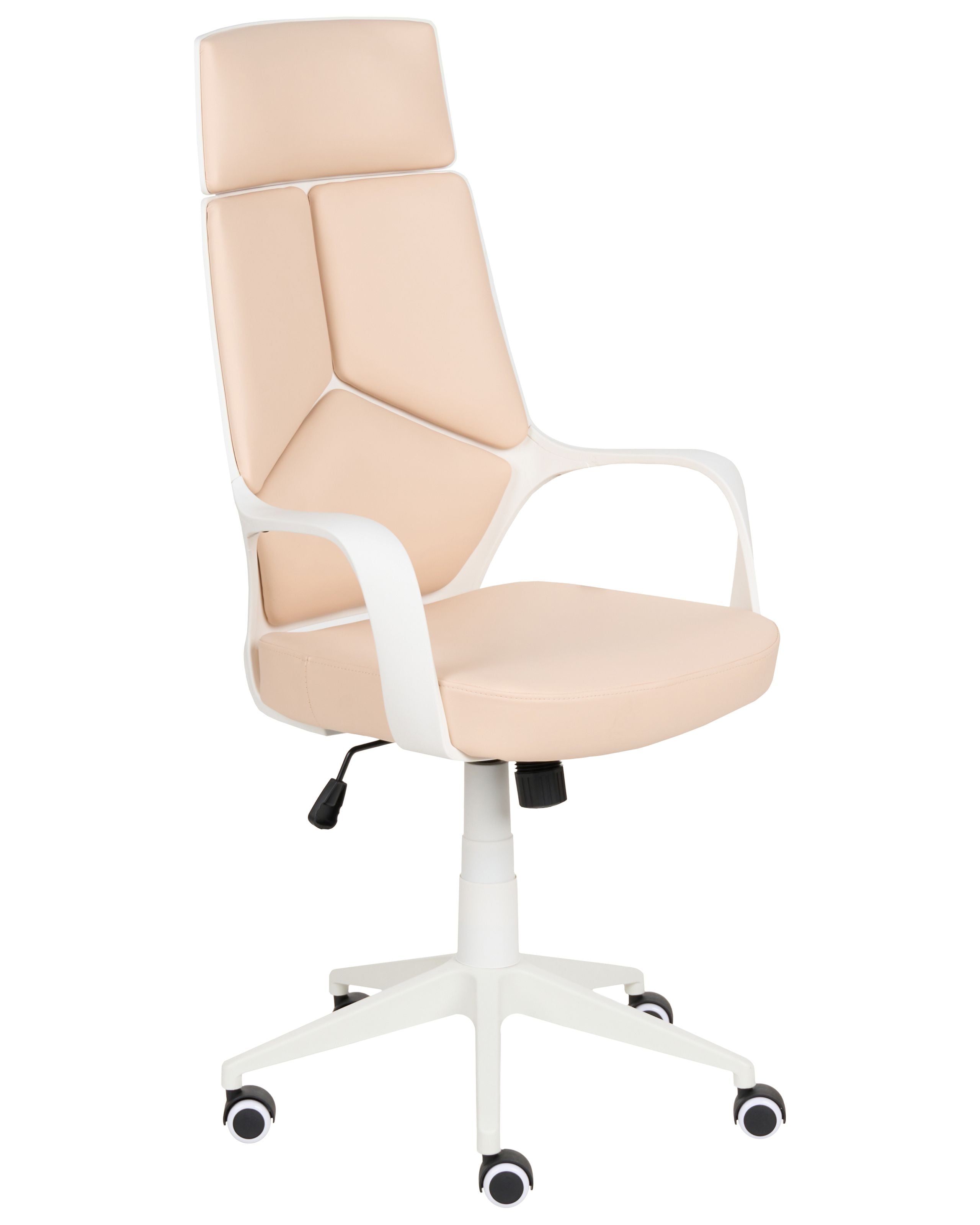 Silla de oficina delight piel sintética rosa melocotón