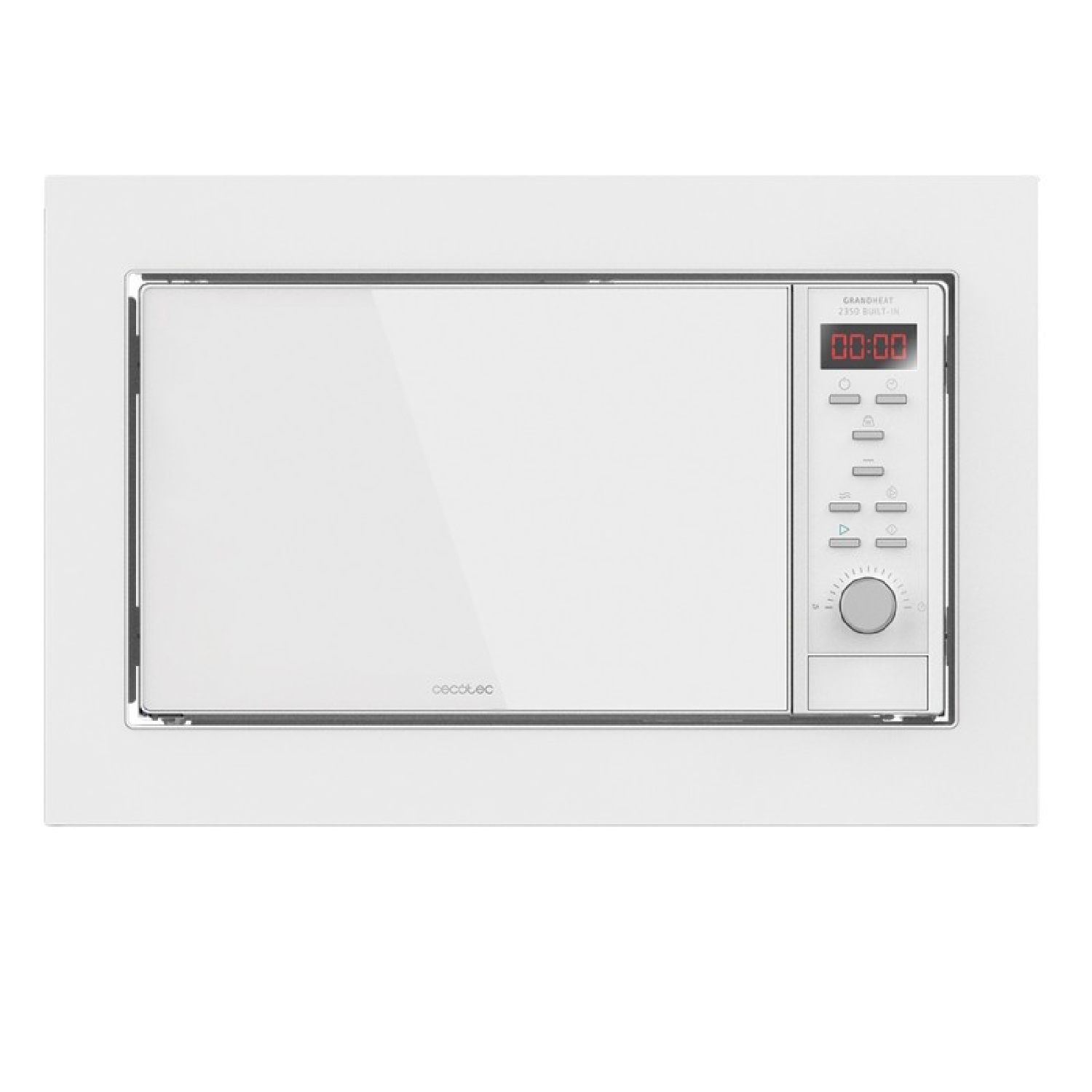 Cecotec microondas encastrable digital grandheat 2350 built-in white. 900w