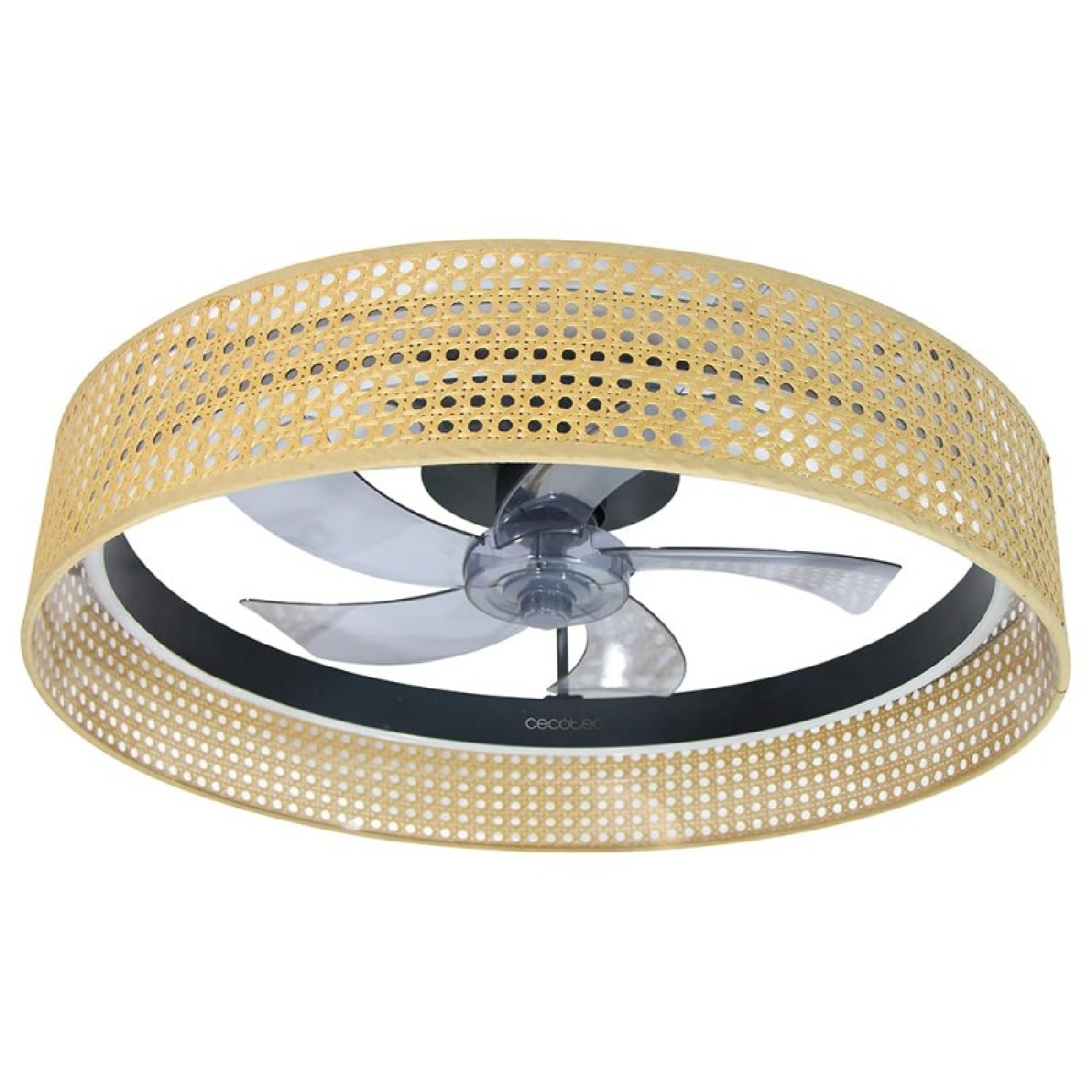 Cecotec ventilador de techo con luz energysilence lampaero 600 beige