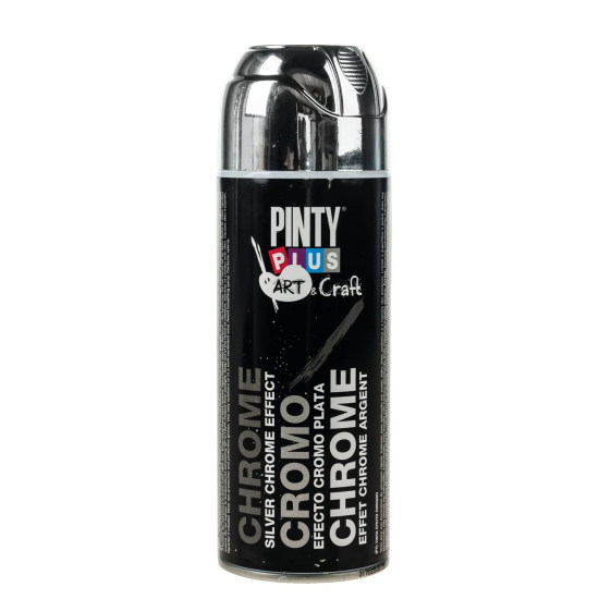 Pintyplus efecto cromo plata 400 ml