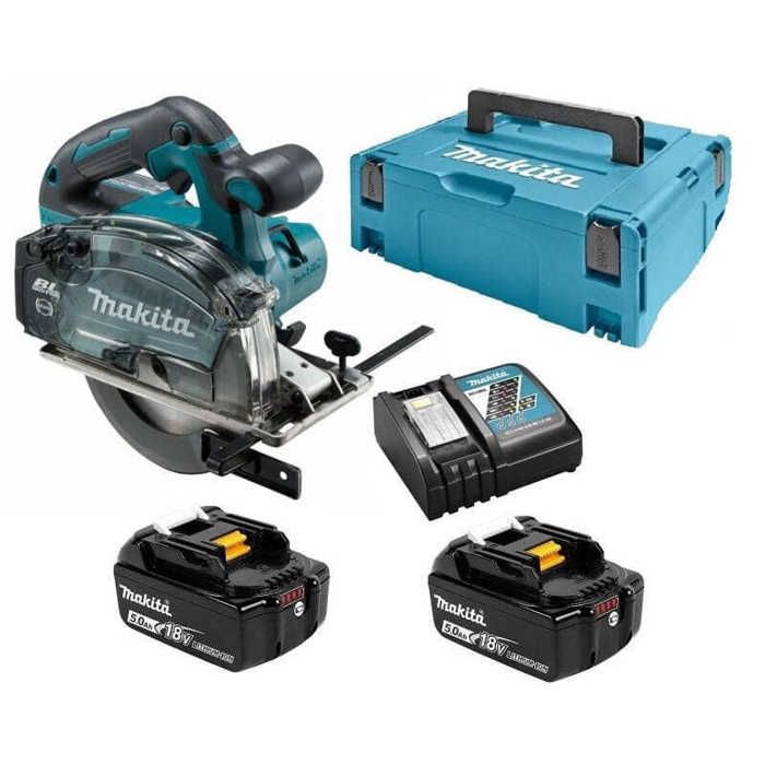 Sierra circular para metal Makita dcs552rtj - batería 18v li-ion 5ah - ø 13