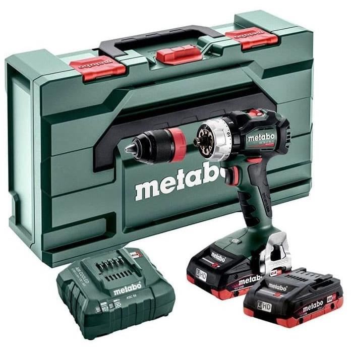 Taladro atornillador de batería - metabo - bs 18 lt bl q - 18 v - metabox 1