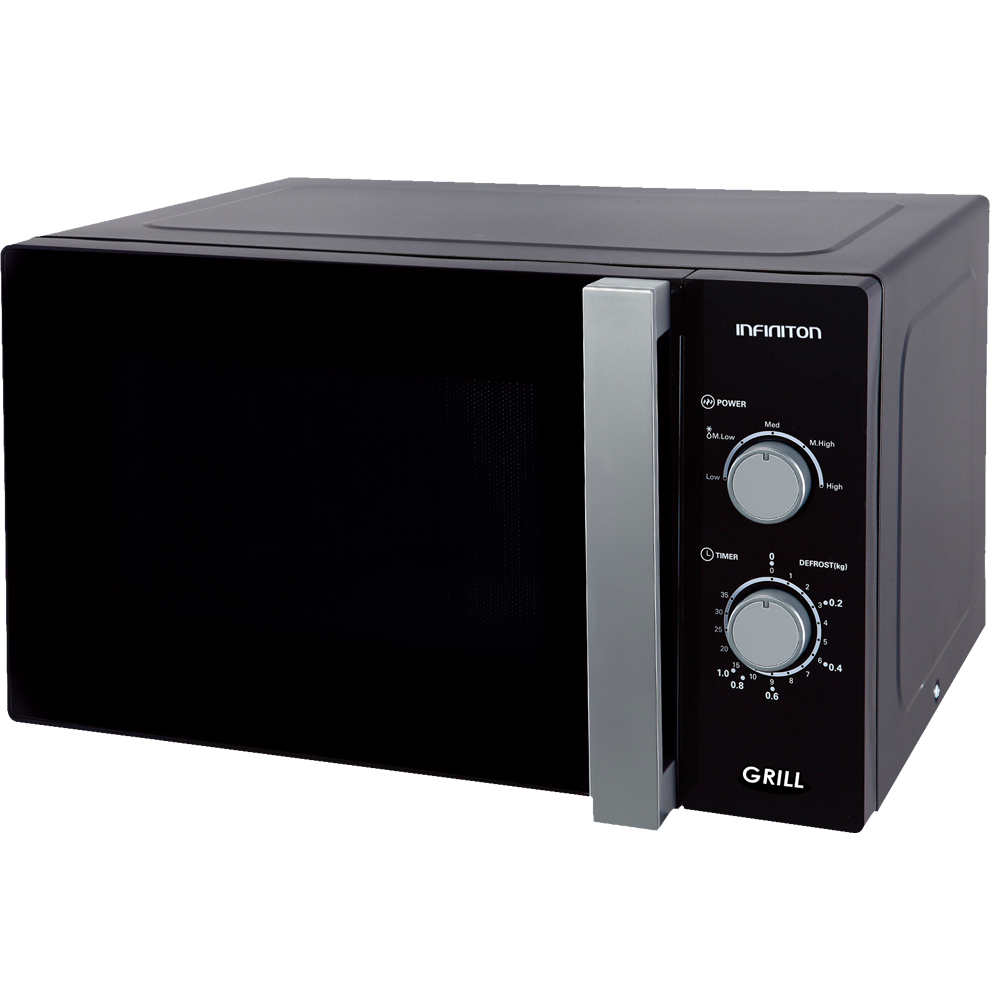 Microondas infiniton mw-b25ls - negro, 25l., grill, 900w/1000w