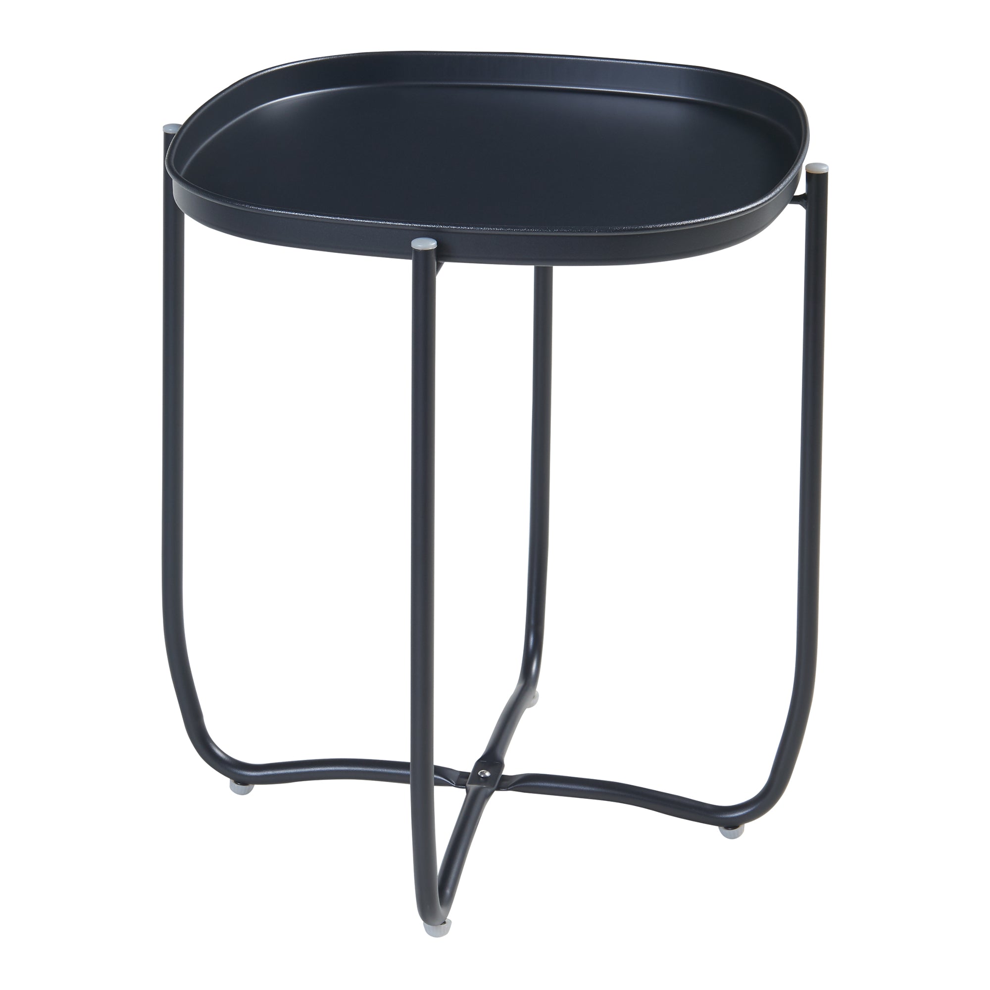 Mesa de centro consola lateral con tablero extraíble acero