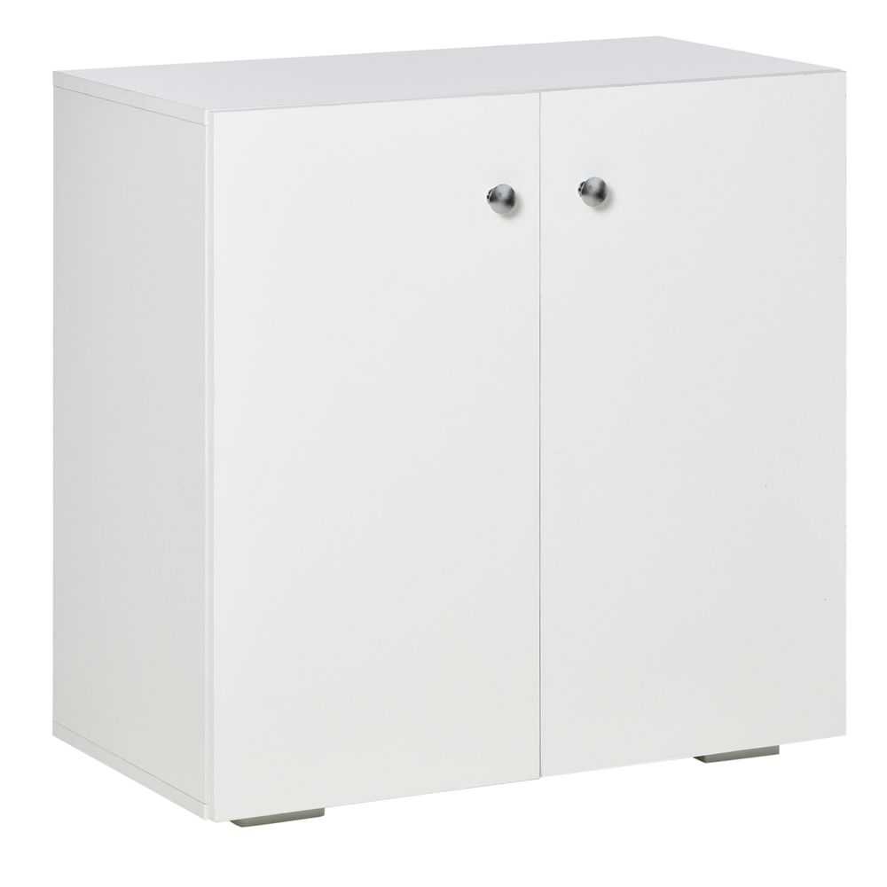 Aparador de salón 70x39x70 cm color blanco Homcom