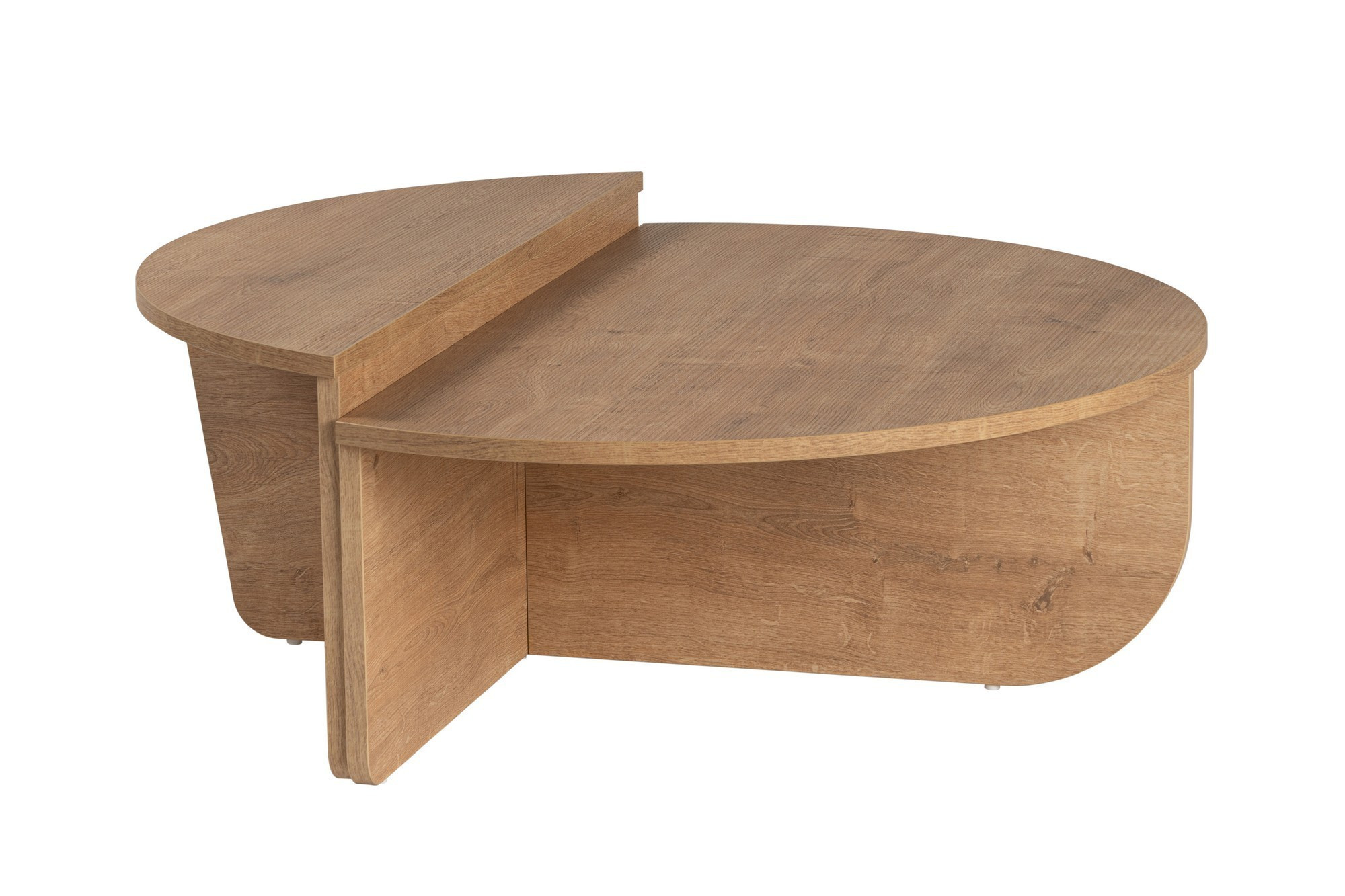 Mesa de centro de madera <<orion>> - 90 x 60 x 30 cm - roble miel
