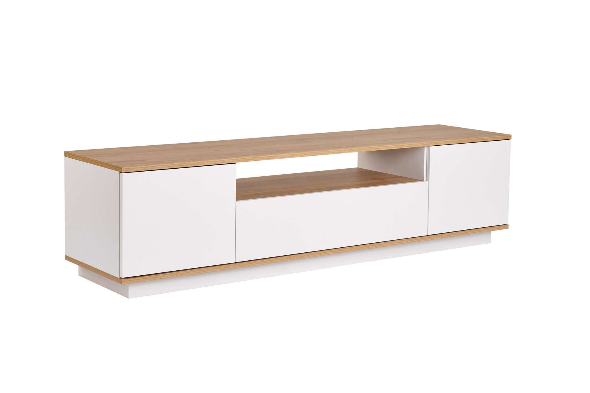 Mueble para la tele de madera <<veramont>> - 180 x 44 x 44 cm - marrón clar