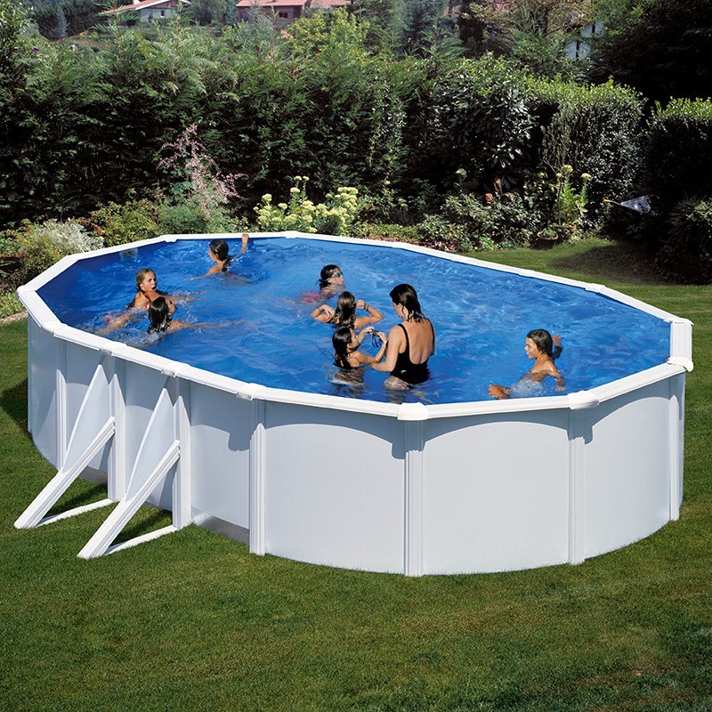 piscina gre kitprov618 ovalada atlantis color blanca