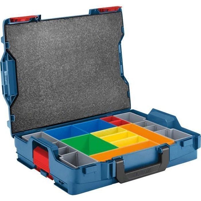 Cofre de transporte - Bosch professional - l-boxx 102 - 12 compartimentos -
