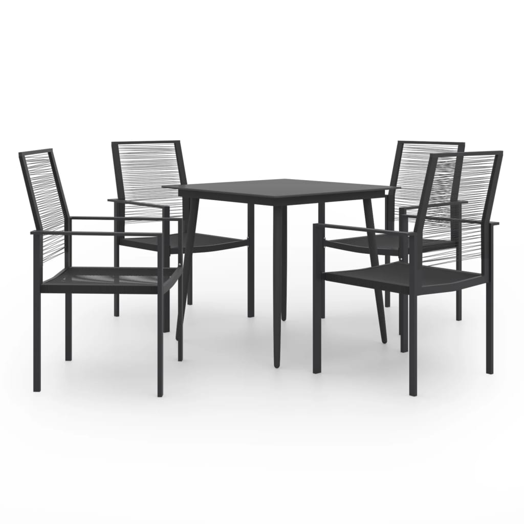 vidaXL juego de comedor de jardín 5 piezas