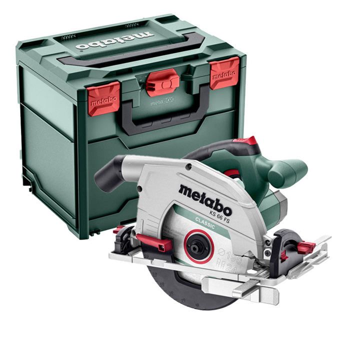 Sierra circular con cable ks 66 fs metabo + caja - 601066500
