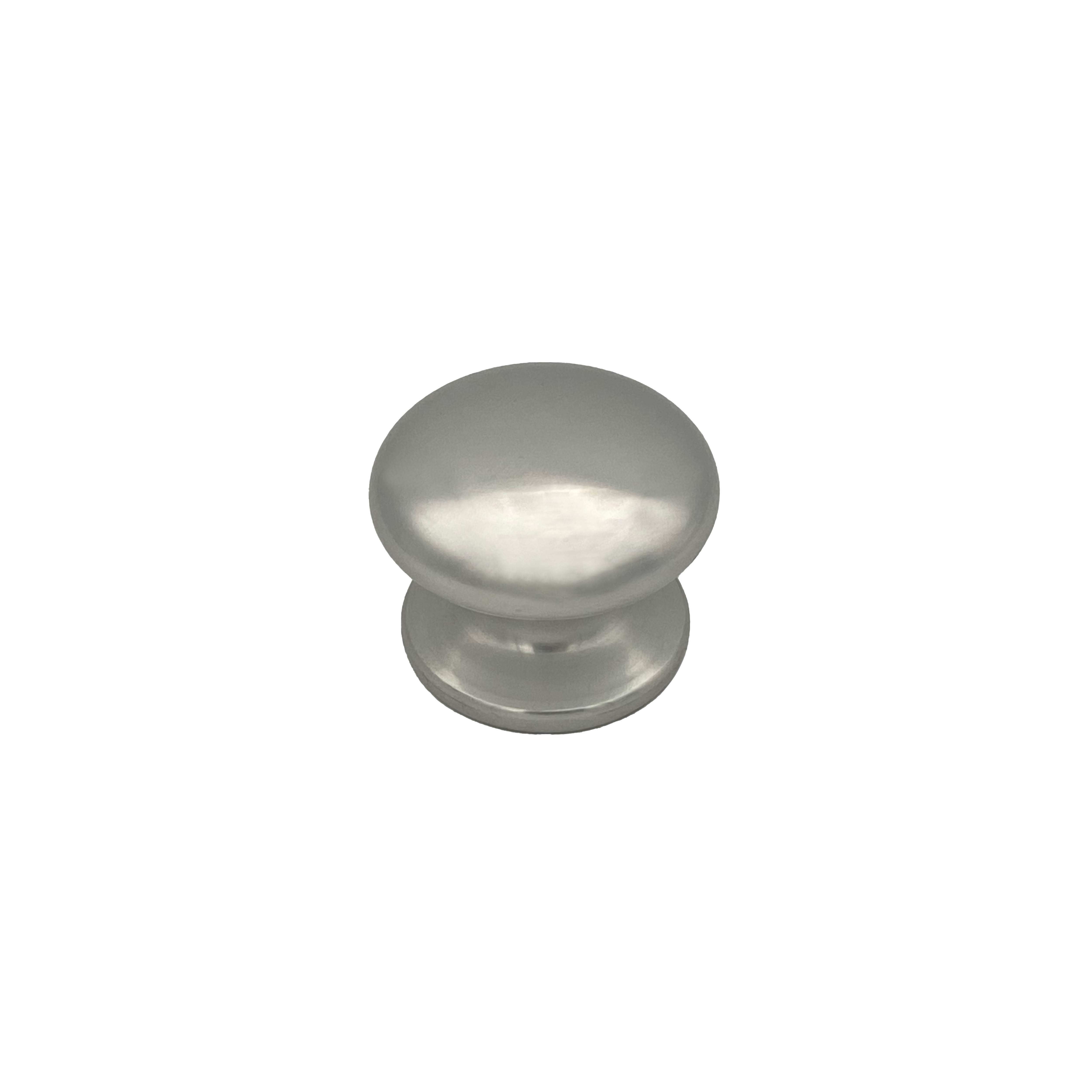 Pomo fijo para puerta, d: 70 mm, en aluminio, plata brillo