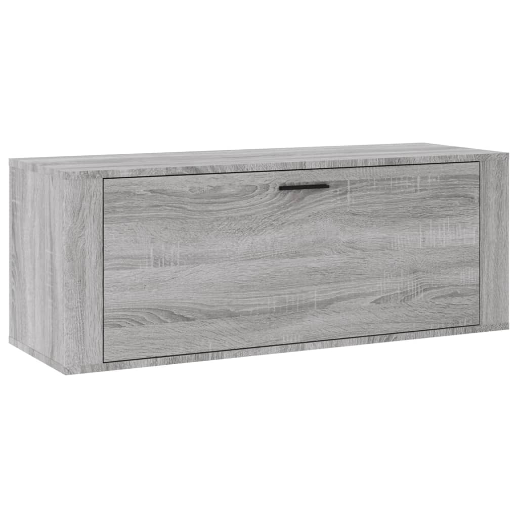 Zapatero mueble zapatero entrada/pasillo/salón montaje en pared sonoma 100