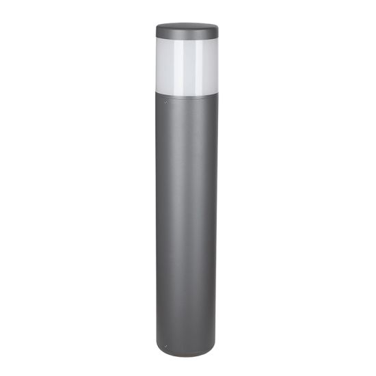 Mantra baliza exterior E27 ip65 chicago cilíndrica gris