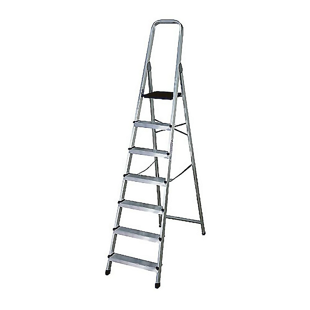 Escalera aluminio 7 peldaños hogar en131 wurko