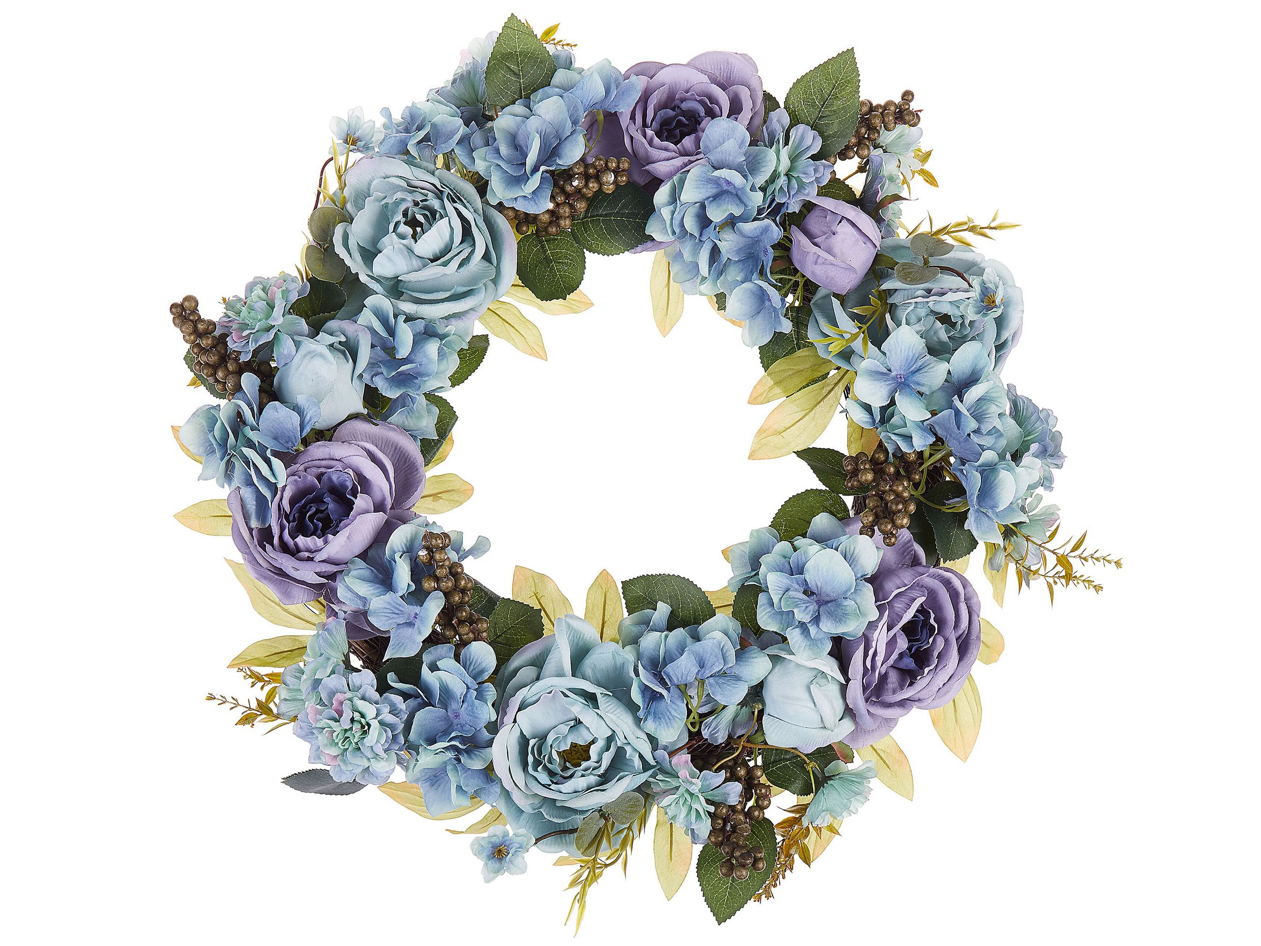 Corona decorativa galdar 50 cm azul
