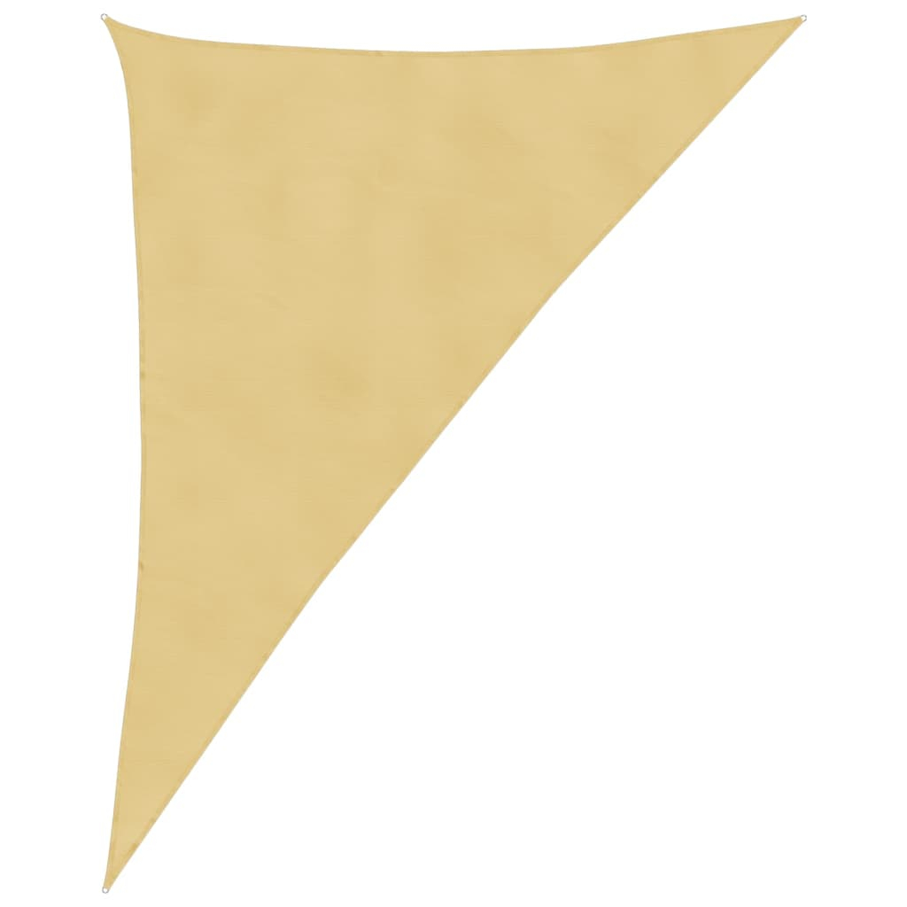 vidaXL toldo de vela poliéster oxford 100% arena 4x5x6,4 m