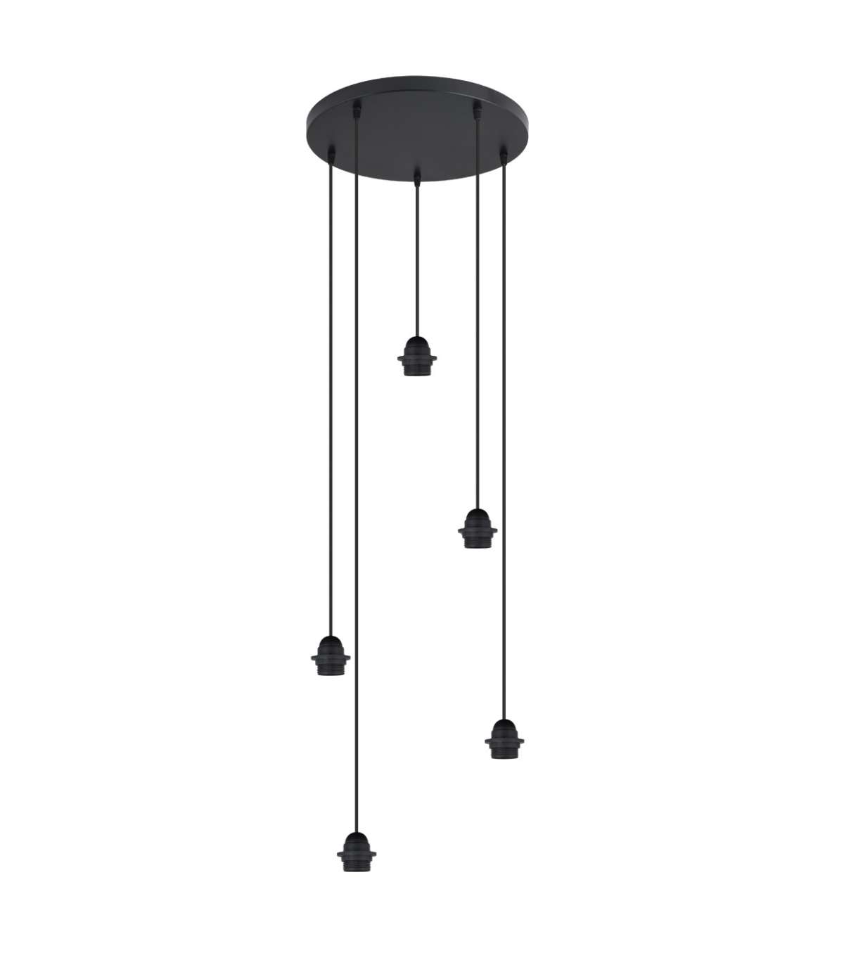 Lámpara colgante 5 luces diseño moderno y funcional