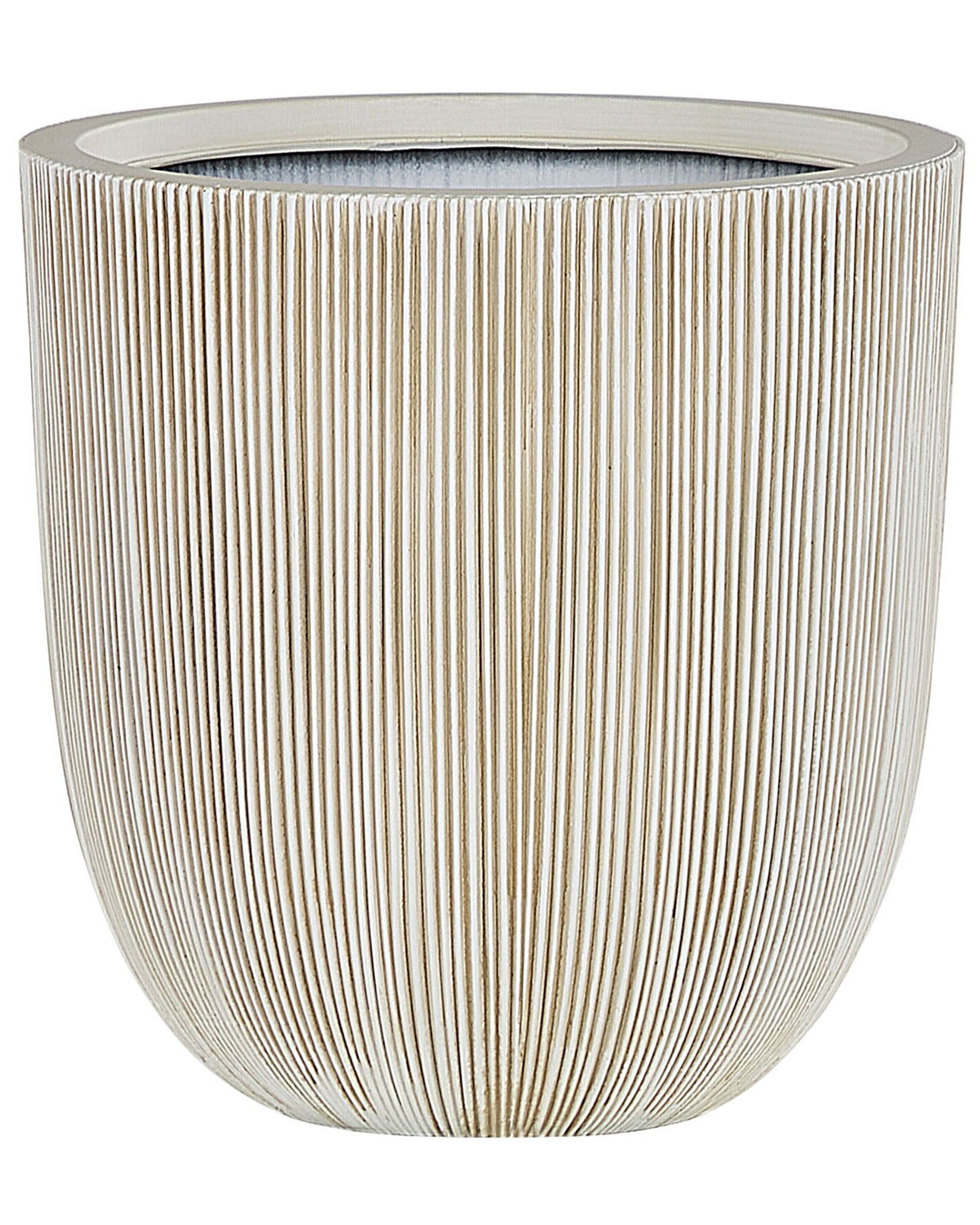 Maceta chios 44 cm beige