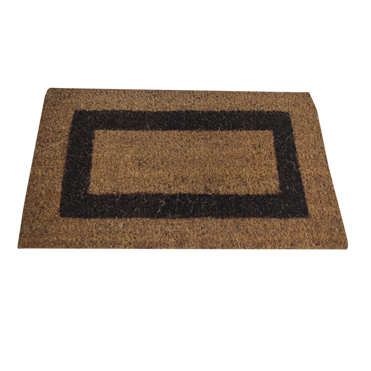 Felpudo| 100% fibra coco| base goma antideslizante| marron| 30x55cm