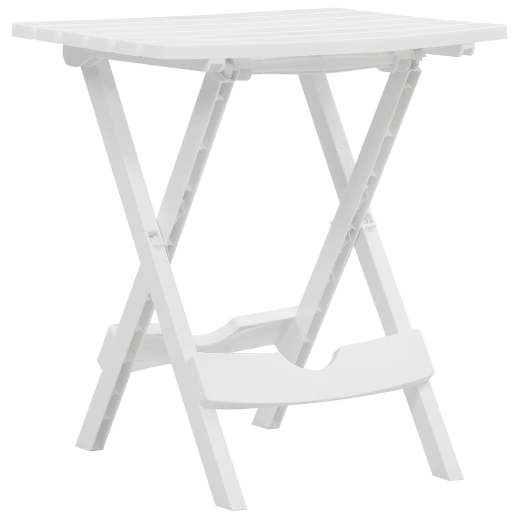 Mesa de jardín plegable blanco 45,5x38,5x50 cm es9719