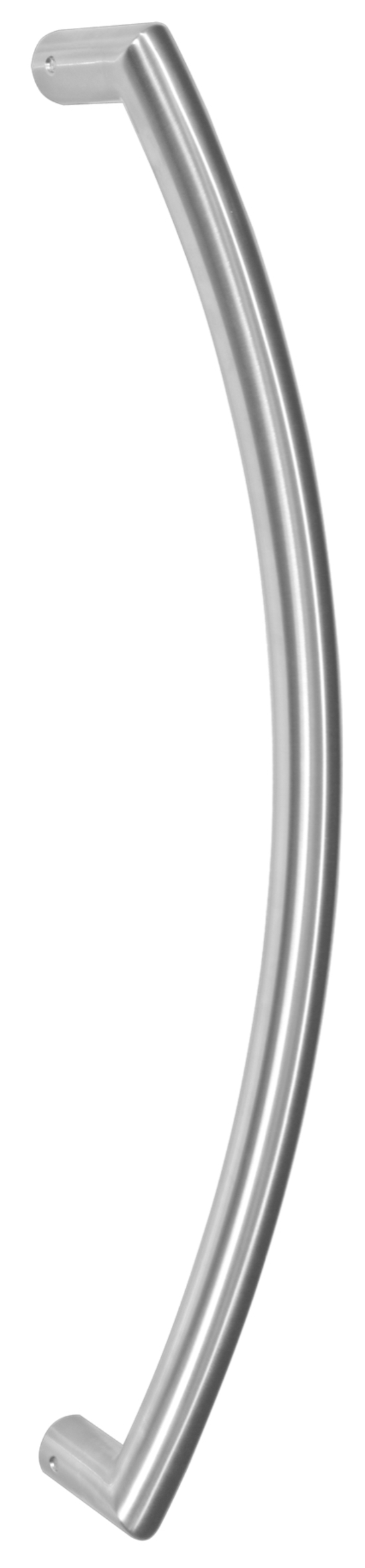 Tirador de puerta diám 32 mm - dist entre ejes=350 mm - inox 304 pulido