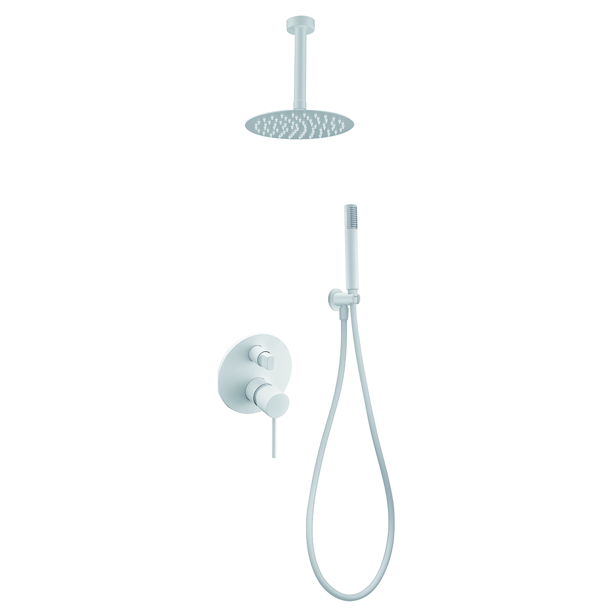 Columna de ducha empotrada thalos stick blanco [ imex® ]