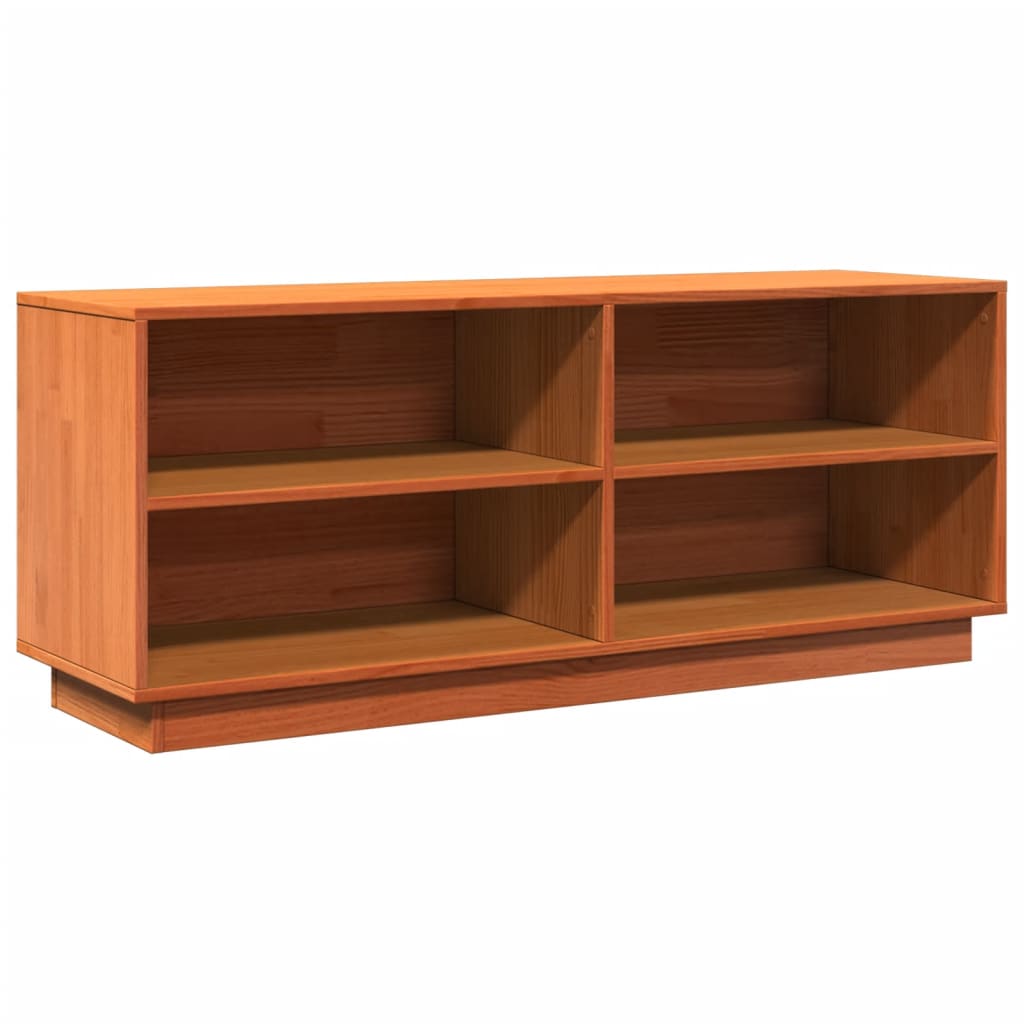 Zapatero mueble para entrada/pasillo/salón acabado encerado 110 x 34