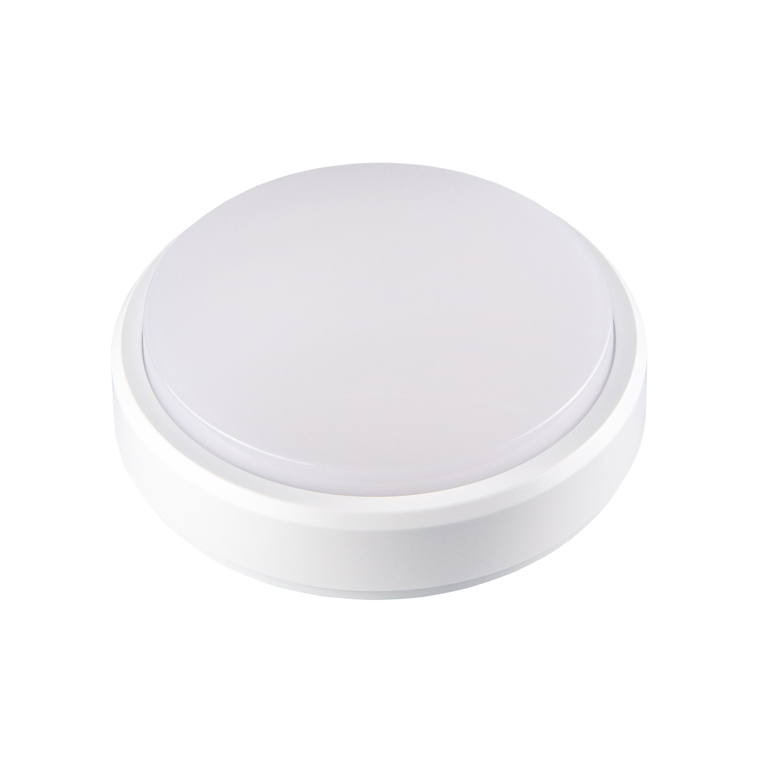 Aplique redondo LED exterior superficie 8W 4000K 640Lm IP65 blanco