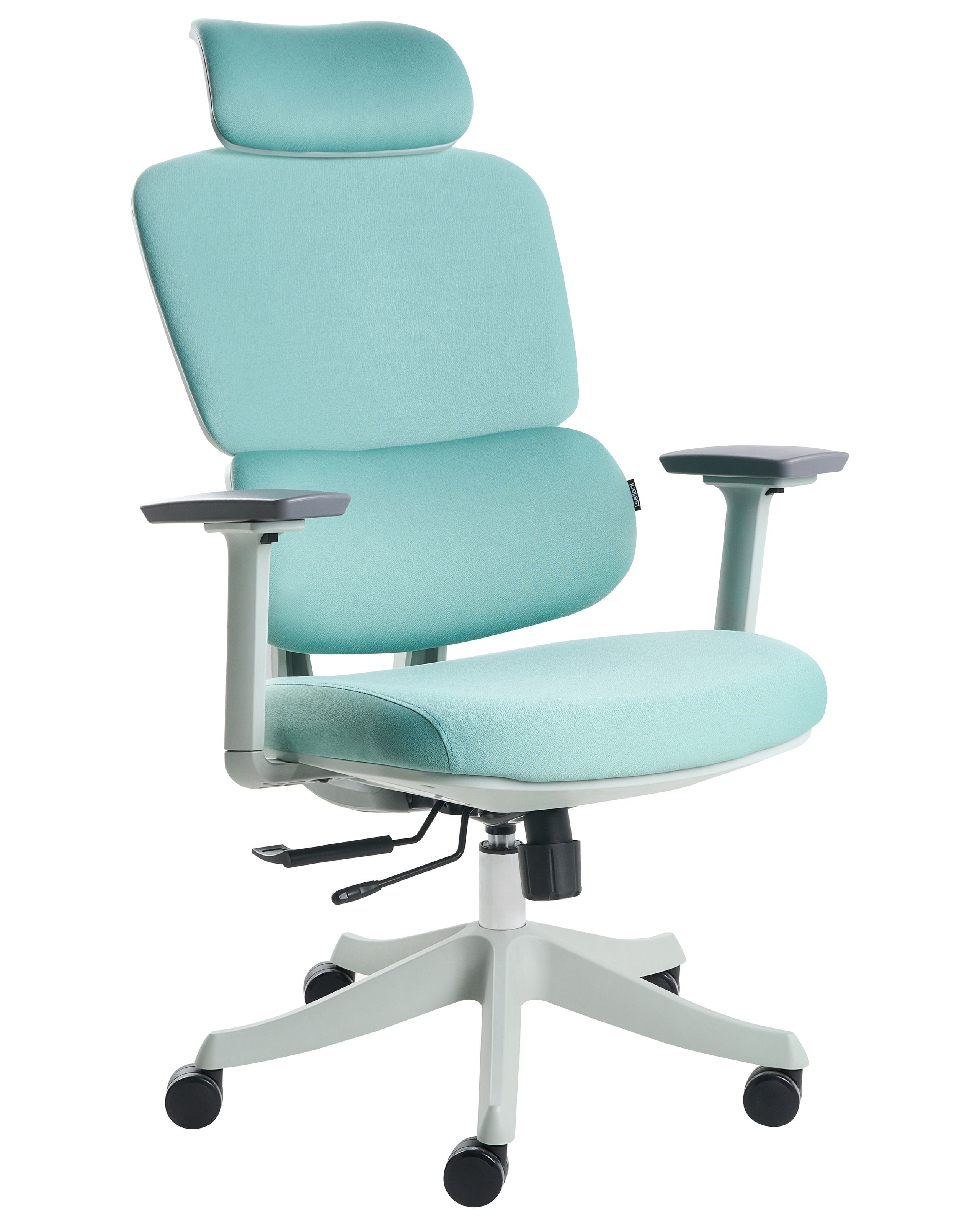 Silla de oficina viscount tela verde azulado