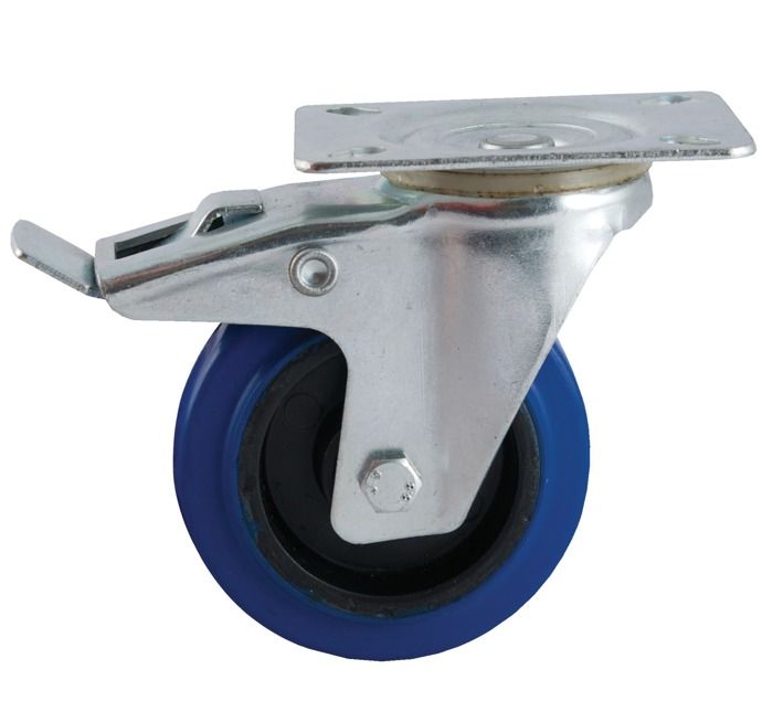 Rueda avl pivotante con freno de platino d.100 - 527842o