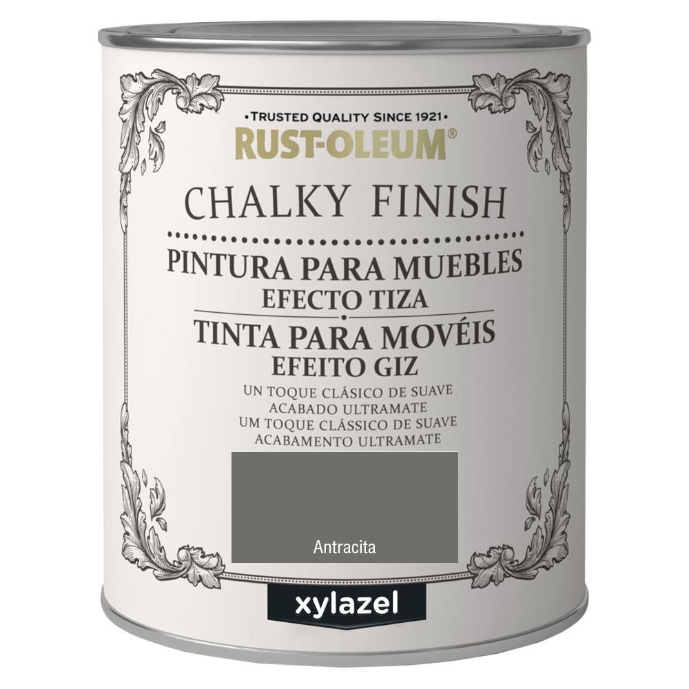 Rust-oleum bruguer chalky finish pintura mue antracita 125ml