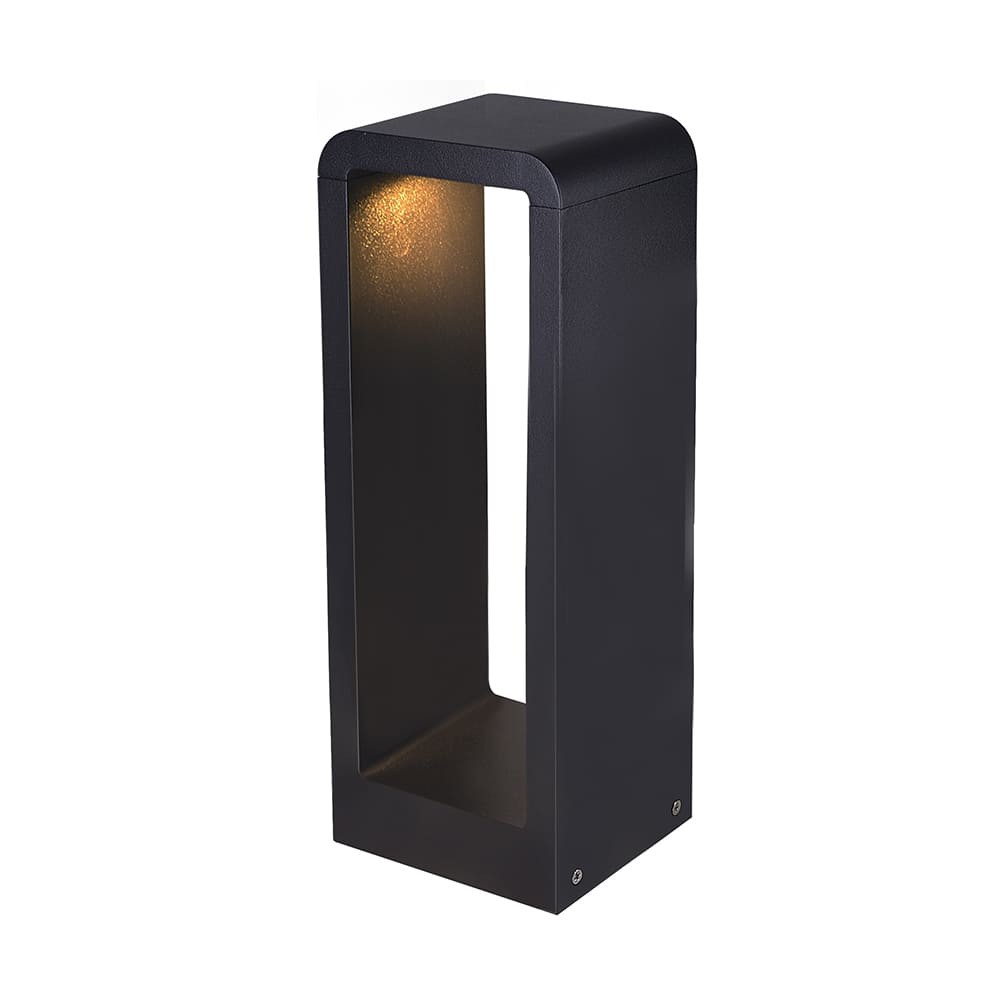 Baliza de exterior LED napoles antracita con altura 30 cm ip65 wonderlamp