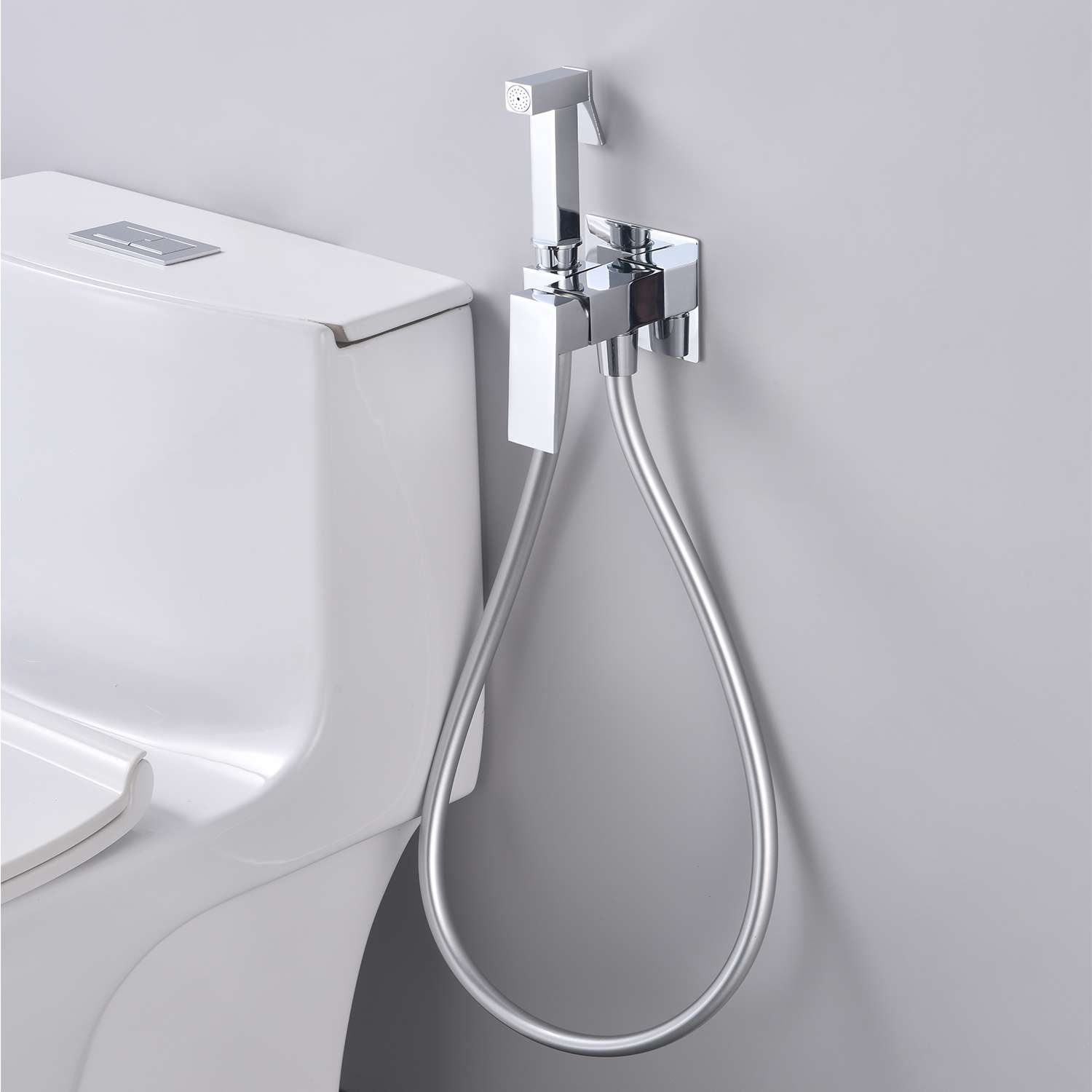 Set de ducha higiénica sky bath cromo inox s304 serie serenity