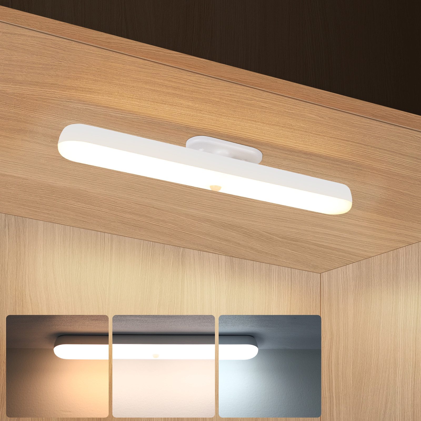 Nettlife aplique pared LED blanco 28x4
