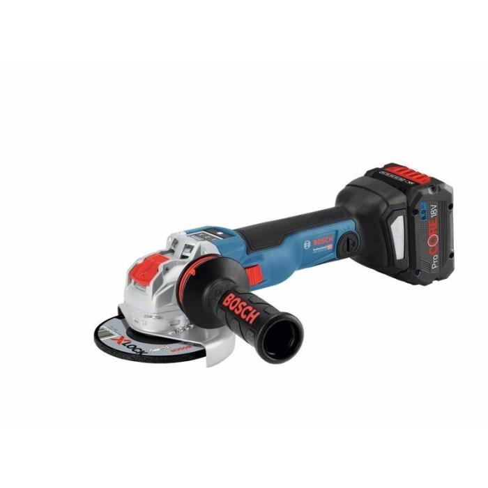Amoladora angular Bosch professional x-lock gwx 18v-10 sc - corte metal - s