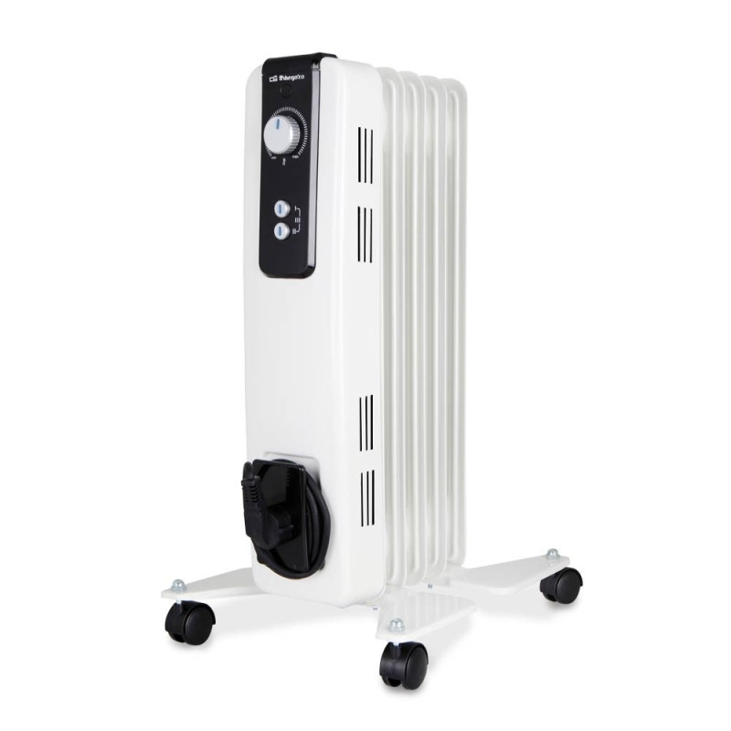 Radiador de aceite orbegozo rh1000 1000 w 5 elementos termostato