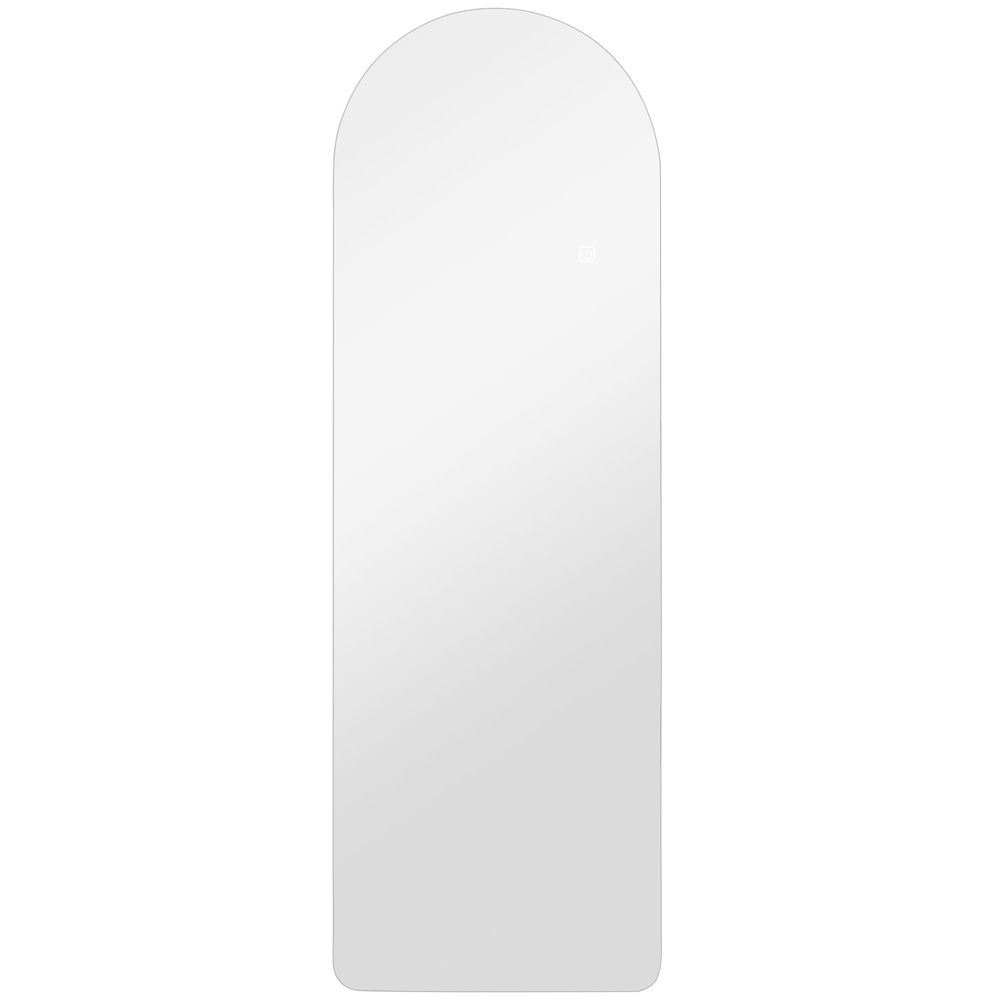Espejo de pared 40x3x120 cm vidrio templado transparente Homcom