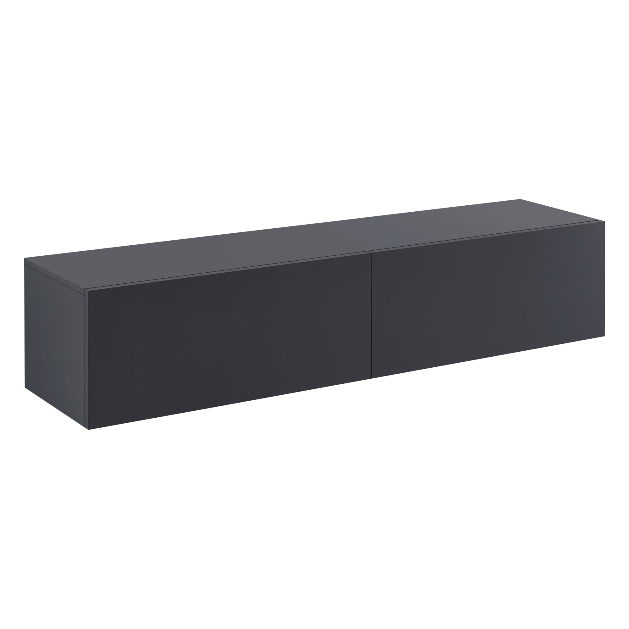 Estante de pared para tv de 140 cm gris