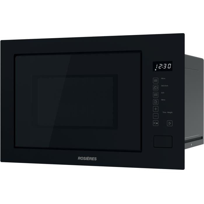 Microondas empotrable - rosieres - ro38fl7n25lwb - negro - 25l - 59,5 x 36,