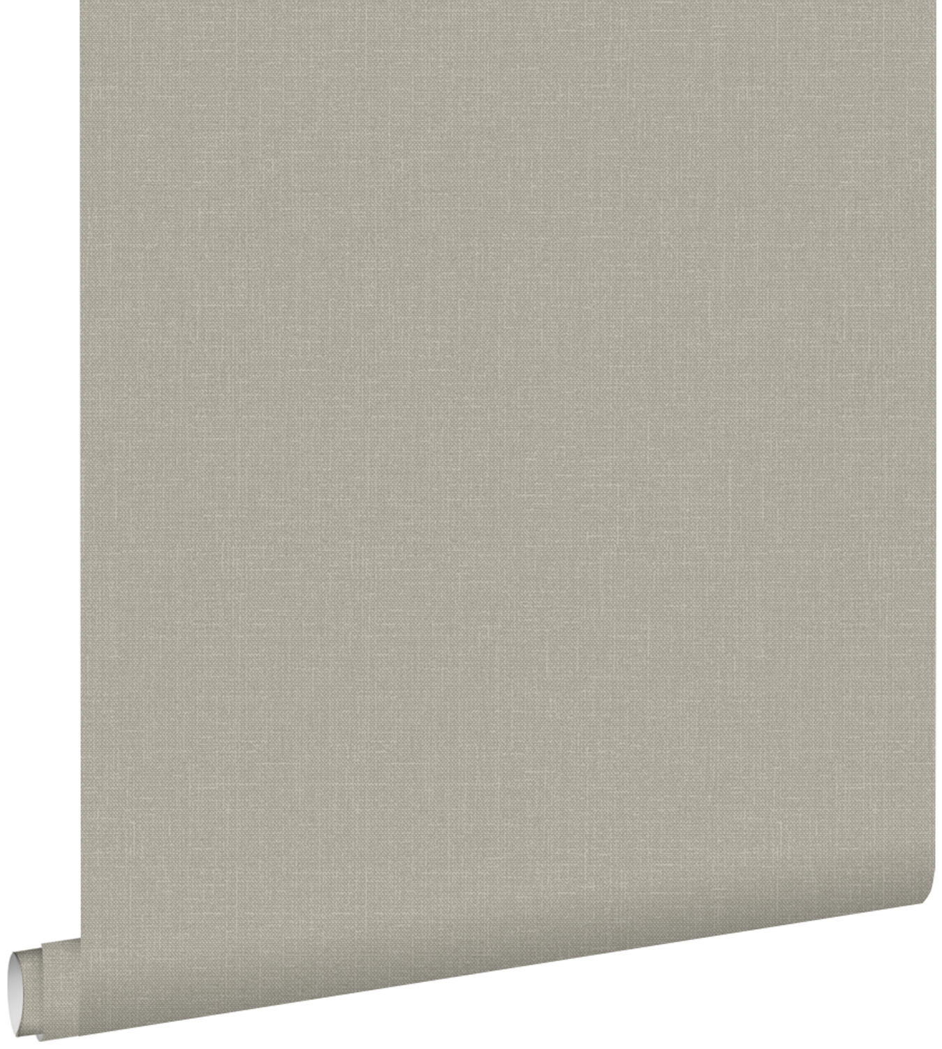 Estahome papel pintado liso efecto lino gris pardo 53 cm x 10.05 m