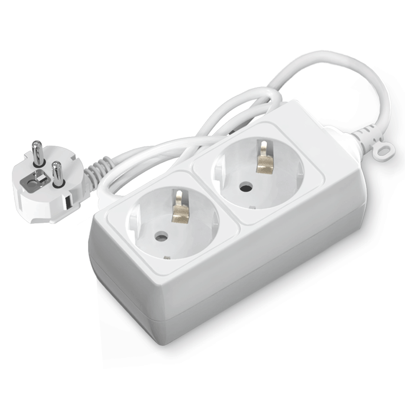 Aigostar socket-outlet without switch (2 tomas, 3g1.5m㎡ 1.5m)