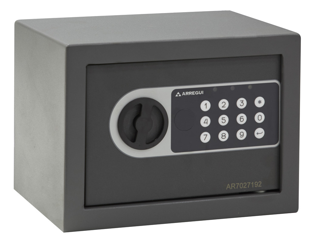 Arregui premier 16501-s0 caja fuerte acero, con código 17 x 23 x 17 cm, 4l