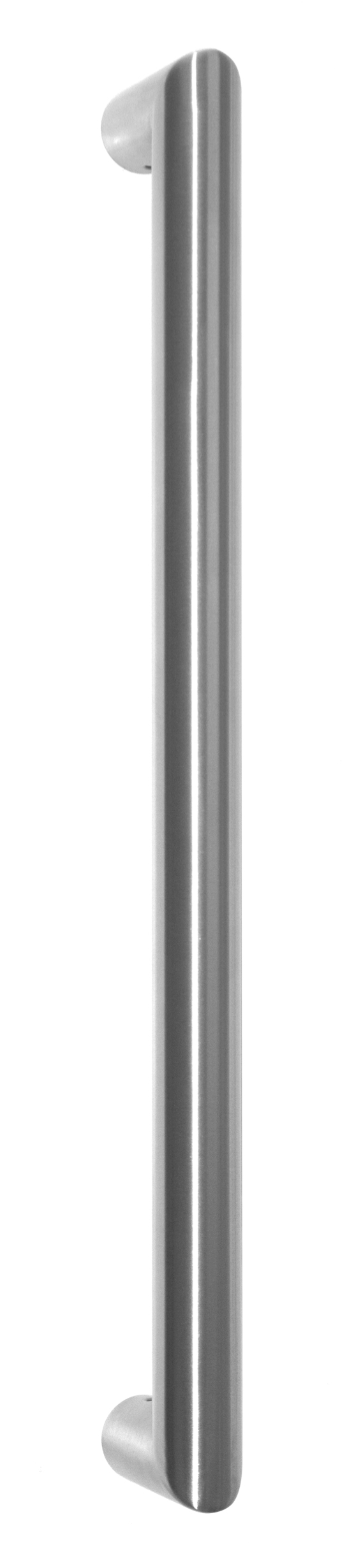 Tirador diám 20 mm - dis entre ejes 200 mm, acero inox, negro mate