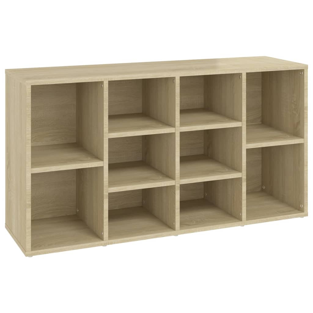vidaXL zapatero contrachapada color roble 103x30x55 cm