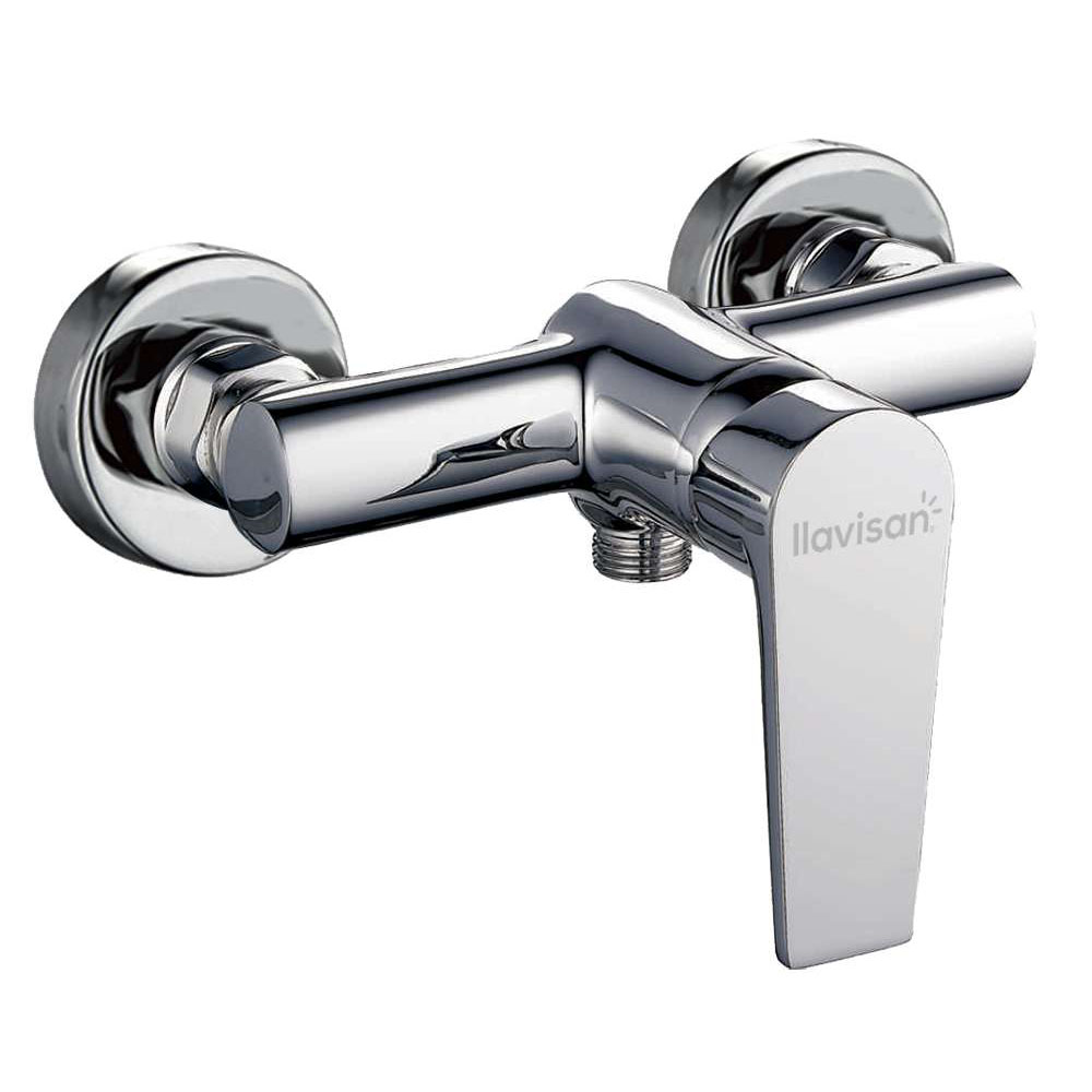 Kibath grifo de ducha monomando den acabado cromo brillo fabricado en latón