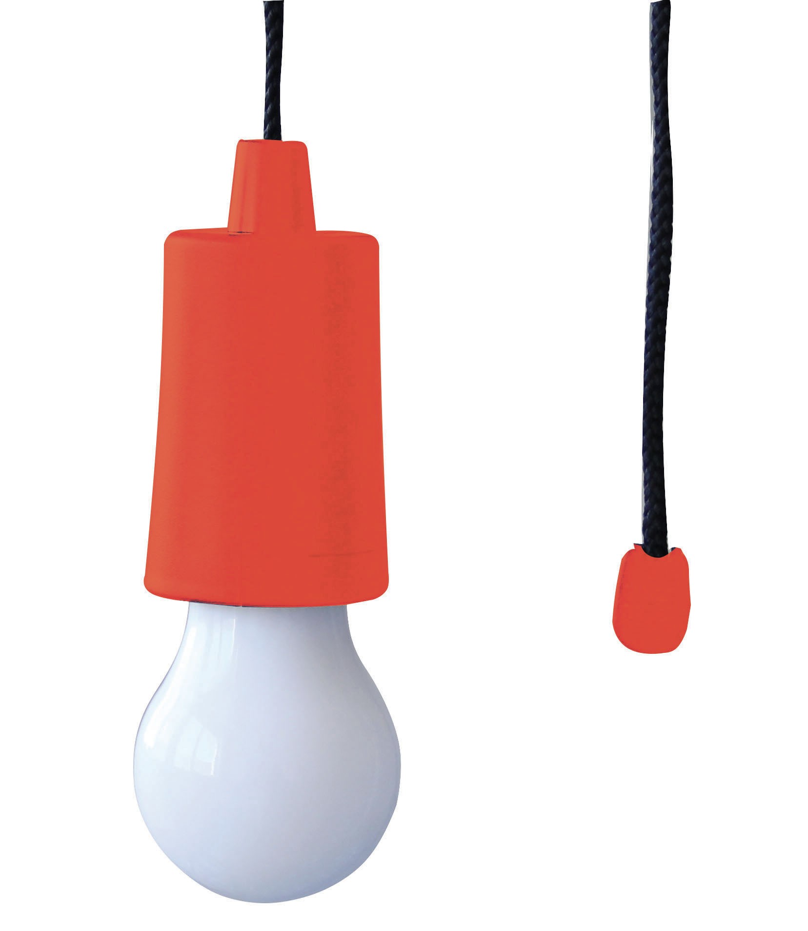 RETRO : Bombilla LED portátil con interruptor de cadena - color rojo