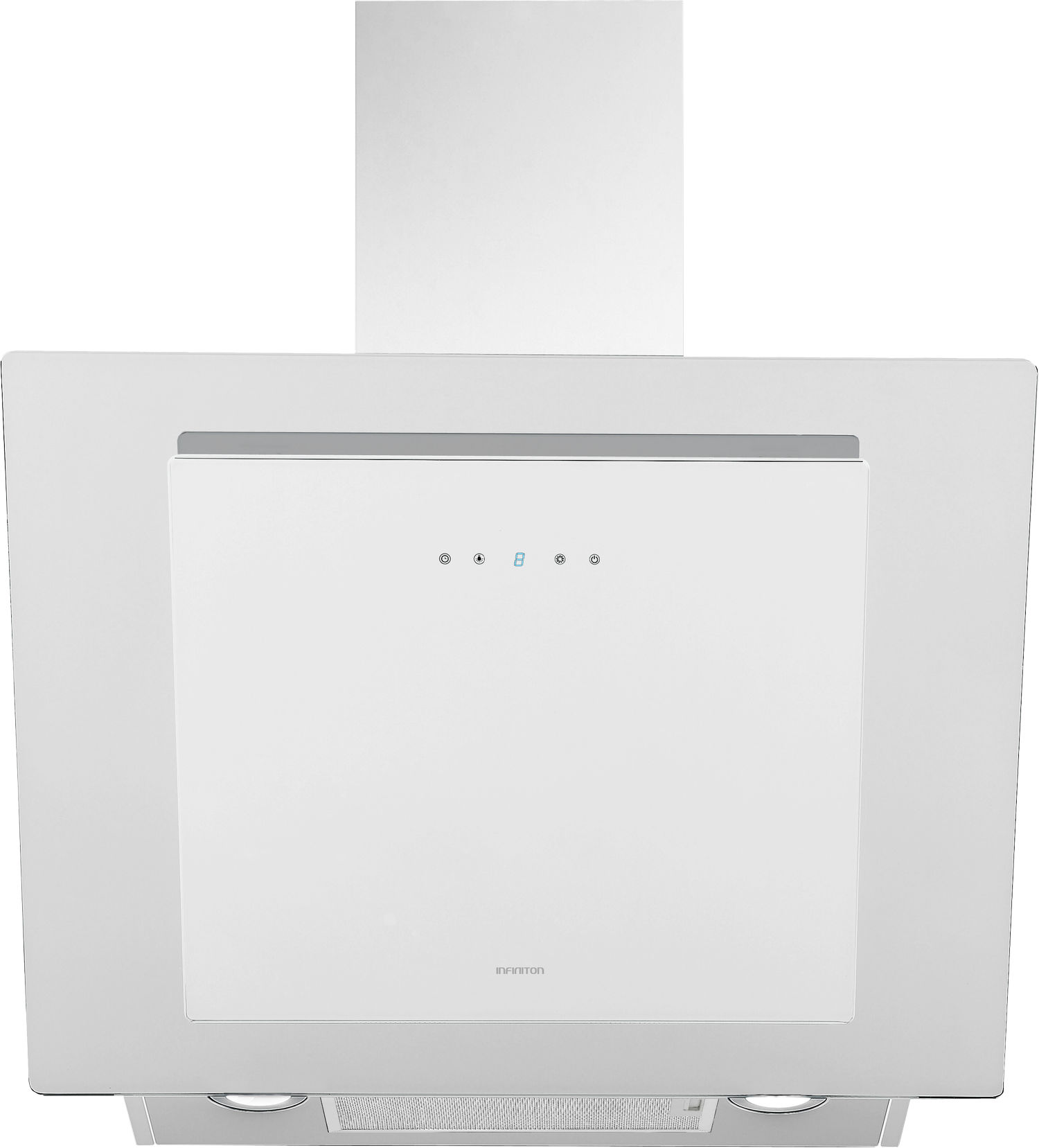 Campana infiniton cmptral-w69,cristal blanco,3 velocidades,táctil,2 LED
