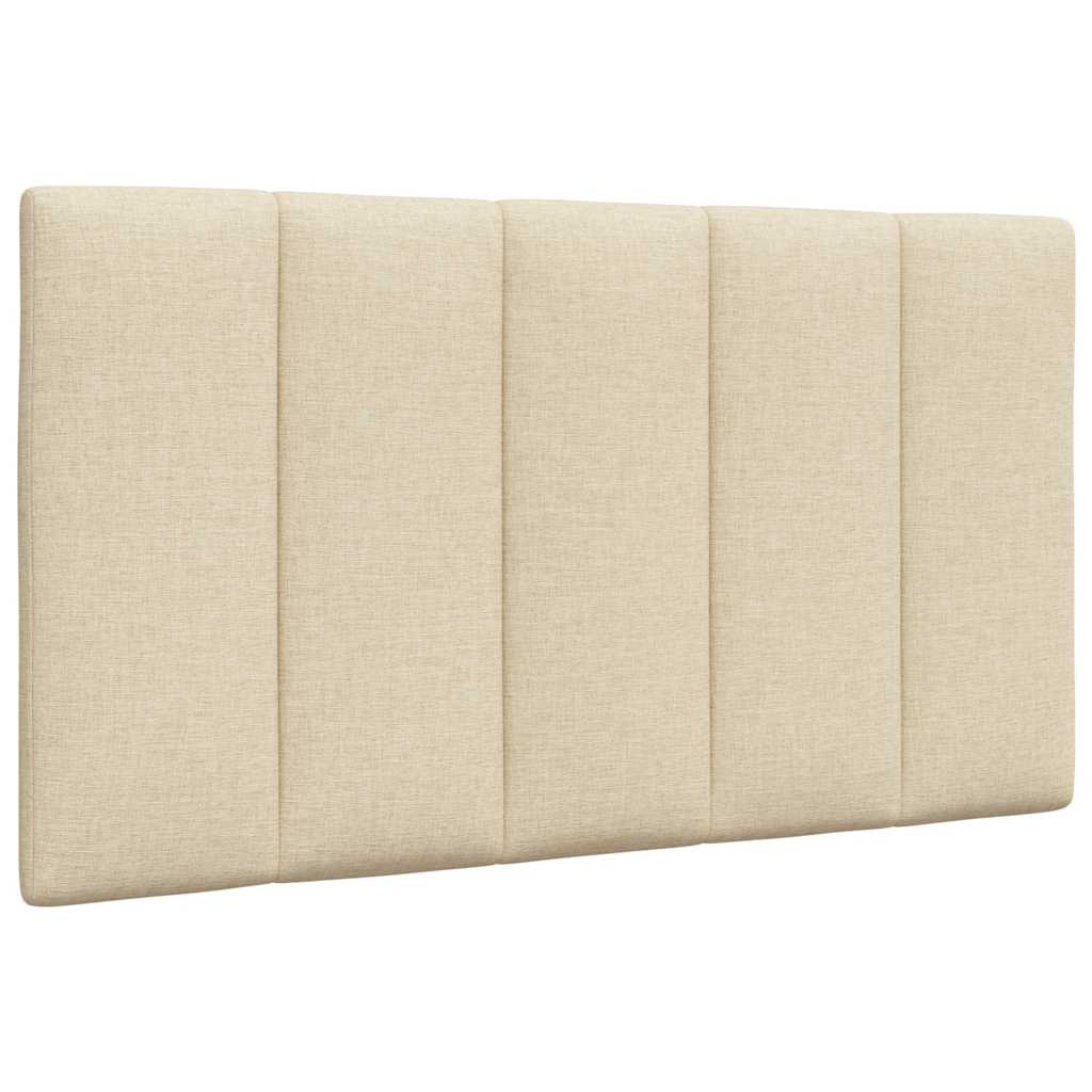 Cabecero de cama acolchado tela crema 80 cm eso8489